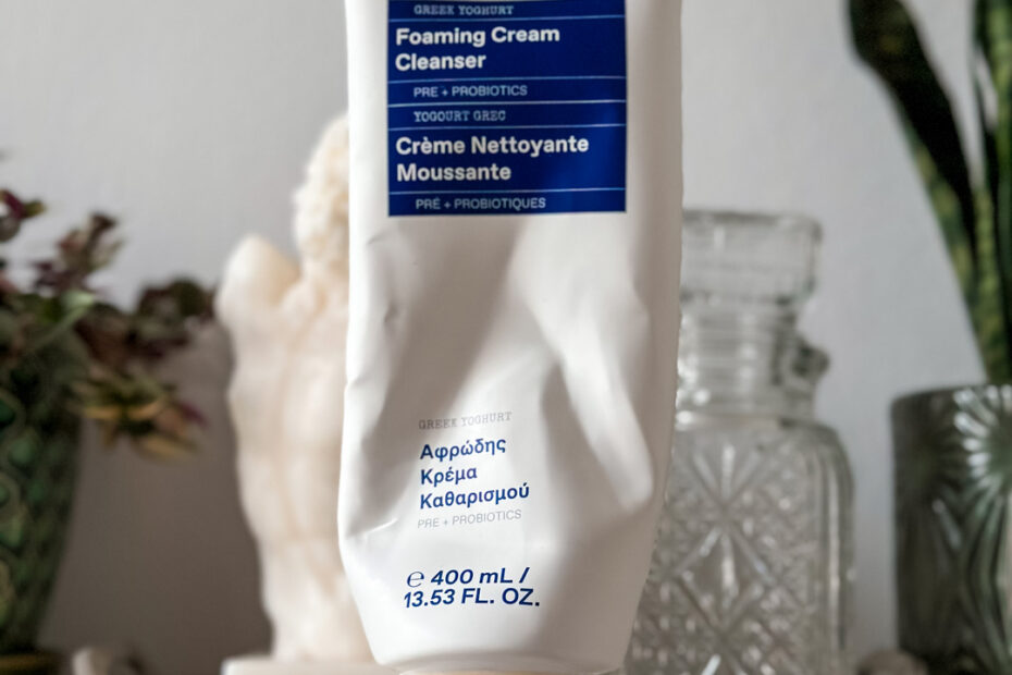 korres yoghurt cream cleanser